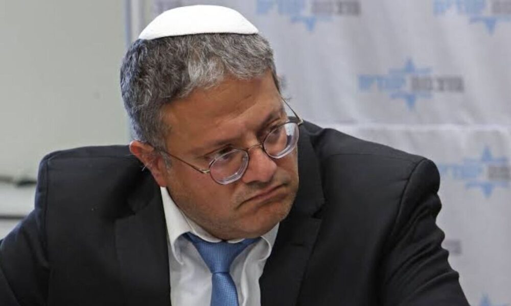 França bloqueia entrada do ministro de segurança de Israel, Ben Gvir