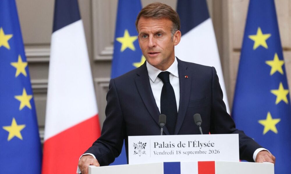 Macron pede união global em defesa da ONU