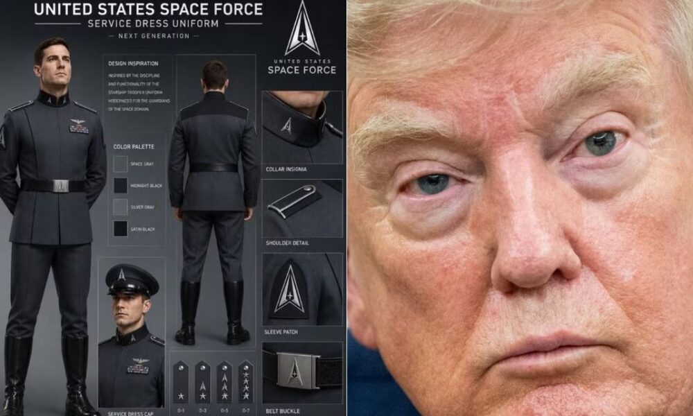 Novo uniforme da Força Espacial de Trump lembra farda nazista e Star Wars