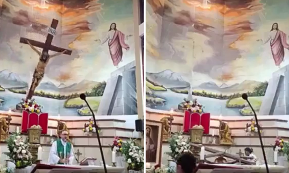 Padre morre esmagado por cruz grande durante missa no Equador